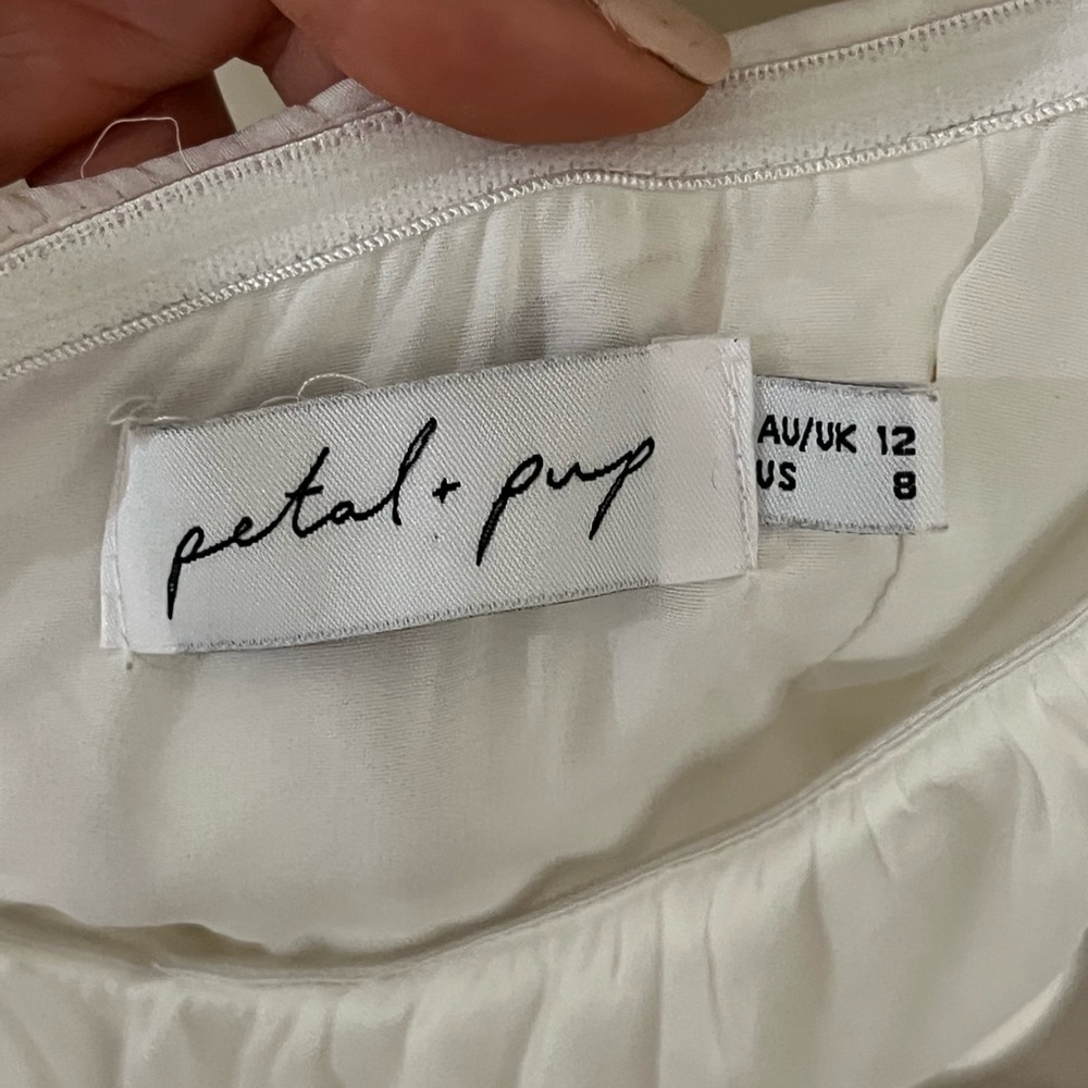 Petal and Pup White Midi Dress - Picture 5 of 5